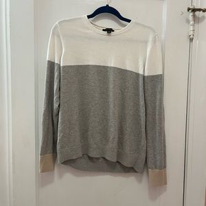 Ann Taylor Long Sleeve Color Block Sweater, size XL